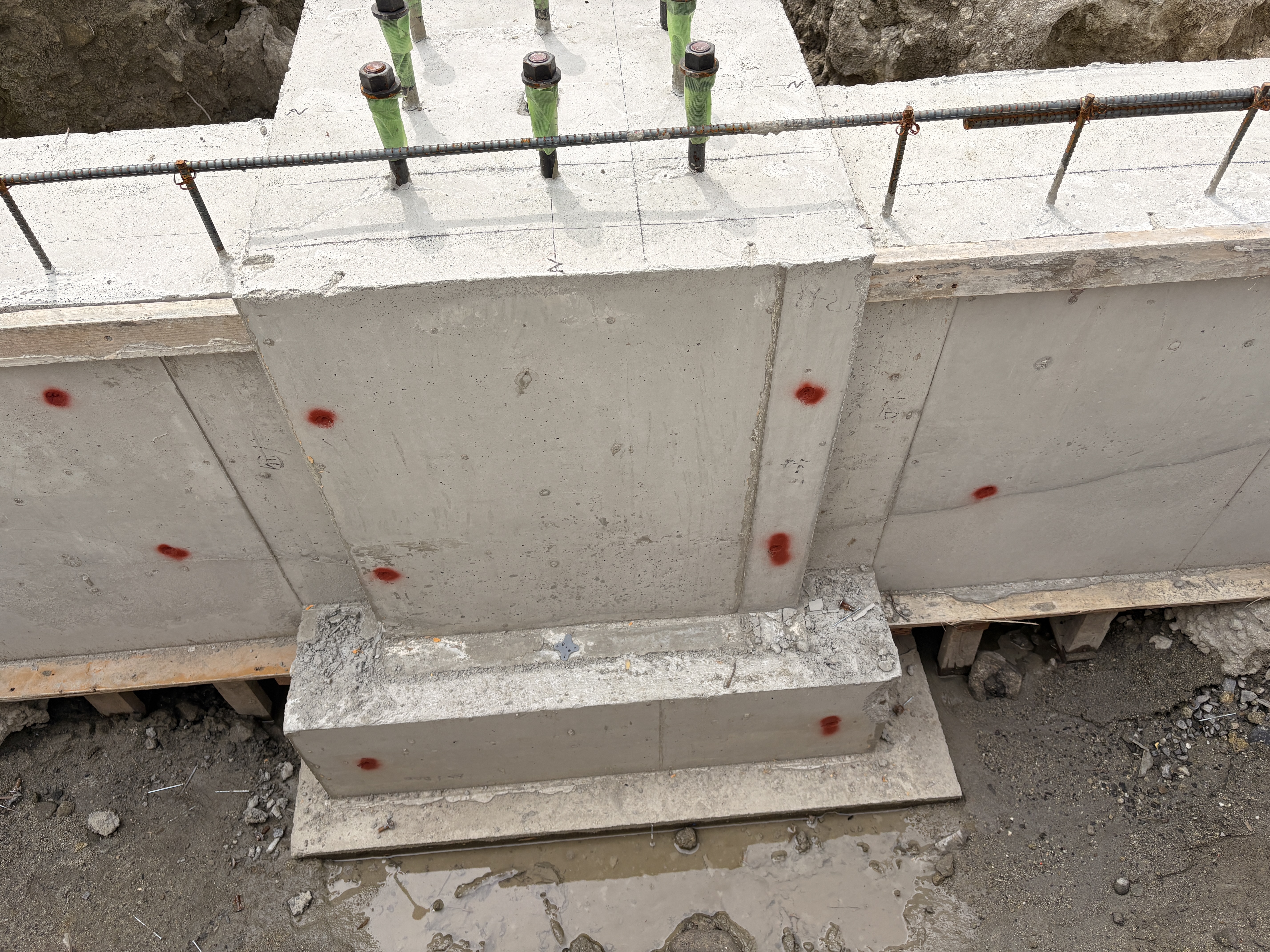 基礎工事完了 全景